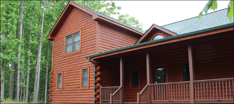 Log Home Staining in Laurel County, Kentucky